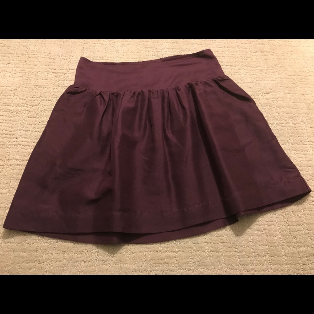 Lucky silk skirt